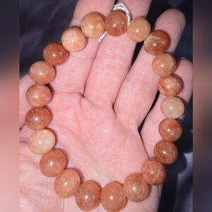 10mm Yellow Sunstone Bracelet